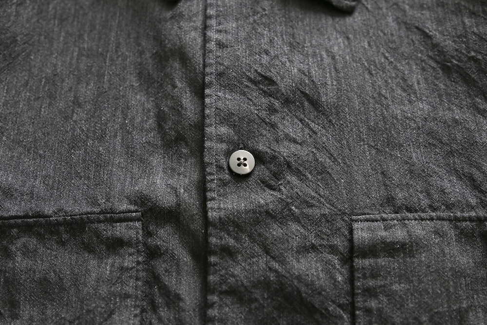 blurhms(�֥顼�ॹ) "Silk-Co Voile Military Shirt"