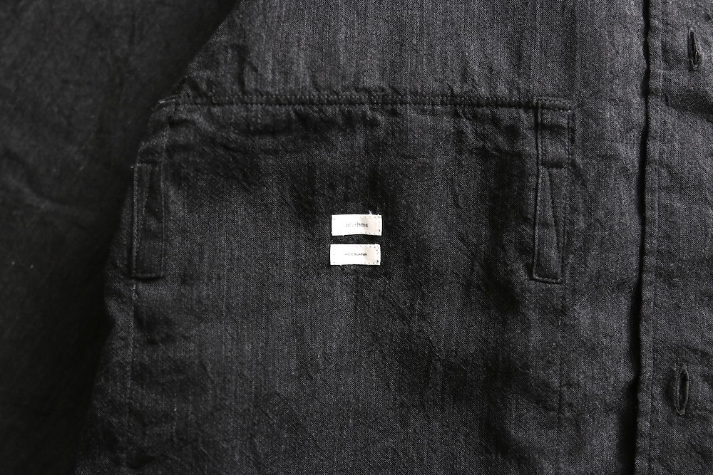 blurhms(�֥顼�ॹ) "Silk-Co Voile Military Shirt"