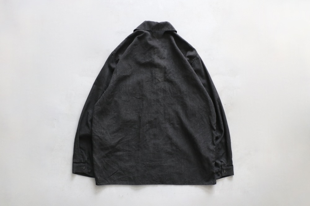 blurhms(�֥顼�ॹ) "Silk-Co Voile Military Shirt"