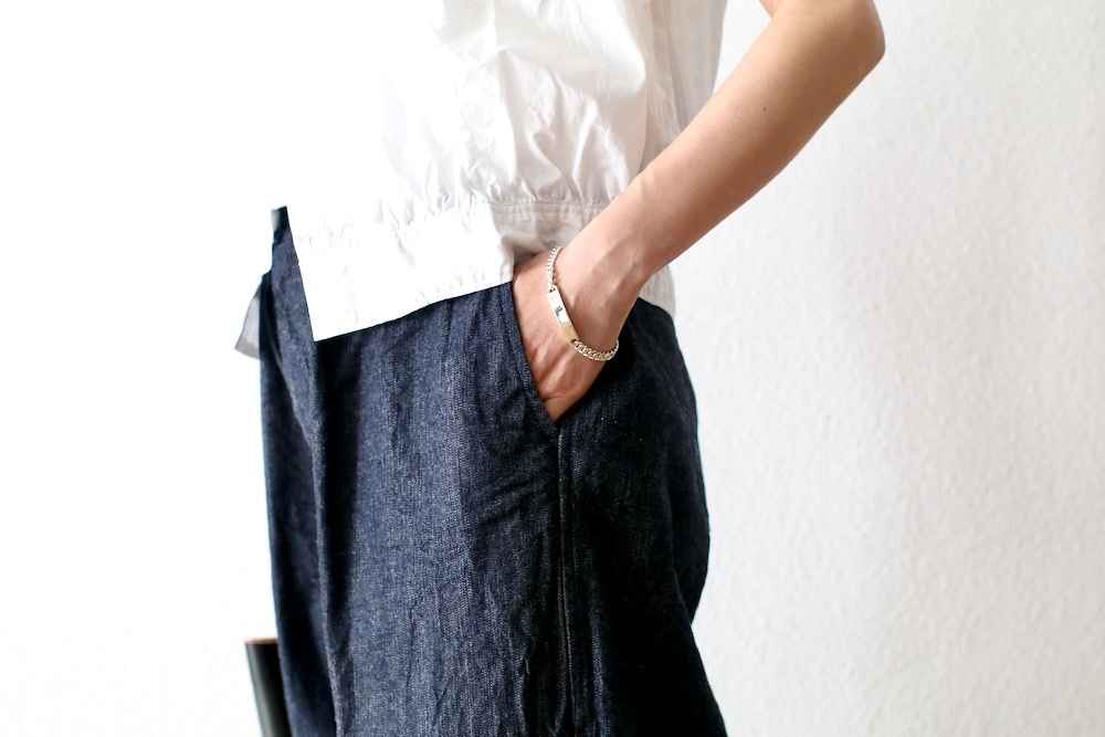 ��WOMEN'S��TOUJOURS�ʥȥ����塼�ˡ�Easy Field Trousers -10.5OZ. SELVEDGE CLASSIC DENIM CLOTH (INDIGO)��