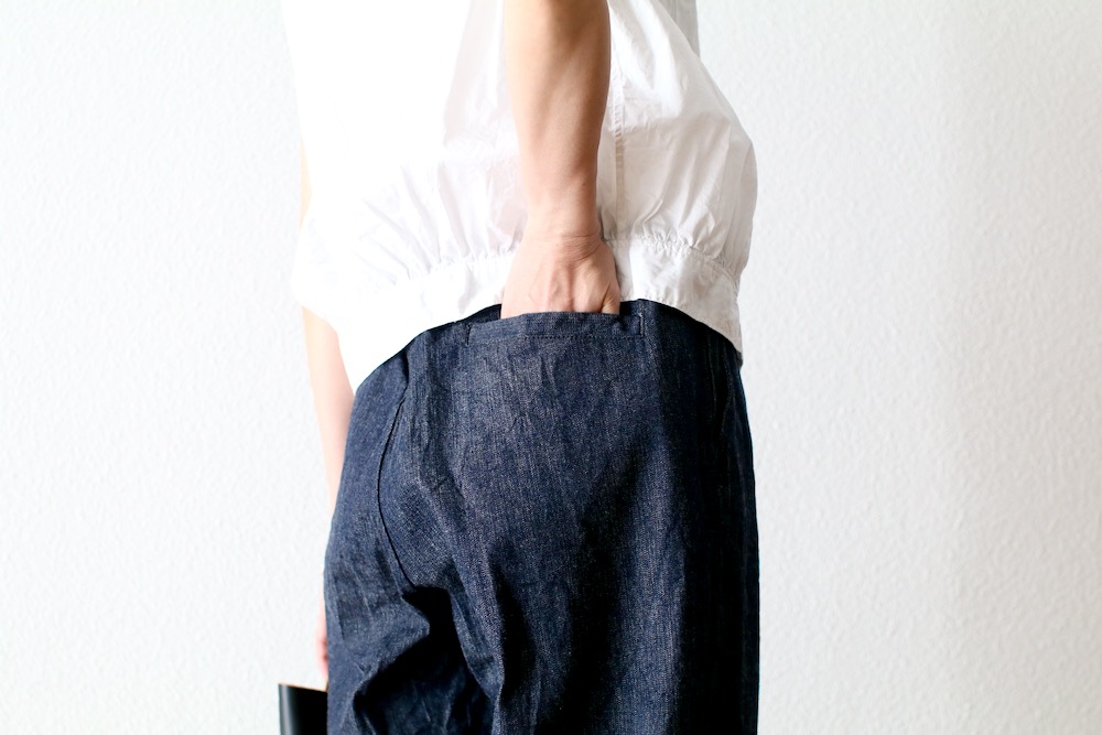 ��WOMEN'S��TOUJOURS�ʥȥ����塼�ˡ�Easy Field Trousers -10.5OZ. SELVEDGE CLASSIC DENIM CLOTH (INDIGO)��
