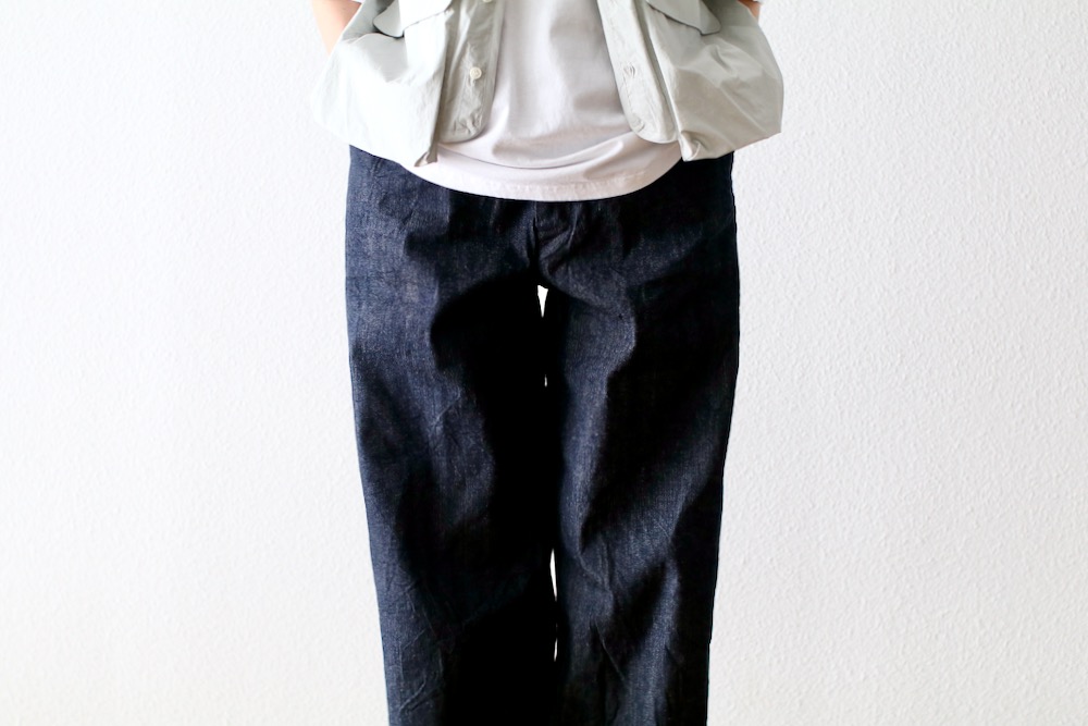 ��WOMEN'S��TOUJOURS�ʥȥ����塼�ˡ�Easy Field Trousers -10.5OZ. SELVEDGE CLASSIC DENIM CLOTH (INDIGO)��