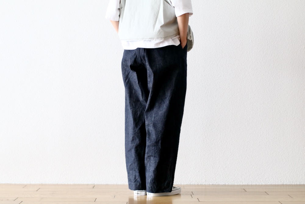 ��WOMEN'S��TOUJOURS�ʥȥ����塼�ˡ�Easy Field Trousers -10.5OZ. SELVEDGE CLASSIC DENIM CLOTH (INDIGO)��