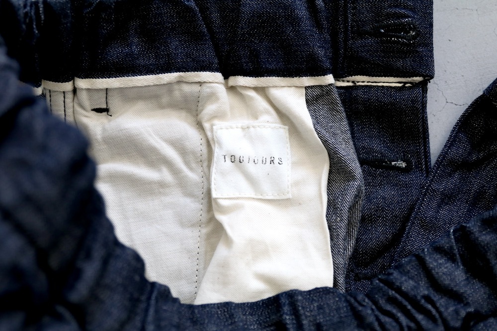 ��WOMEN'S��TOUJOURS�ʥȥ����塼�ˡ�Easy Field Trousers -10.5OZ. SELVEDGE CLASSIC DENIM CLOTH (INDIGO)��