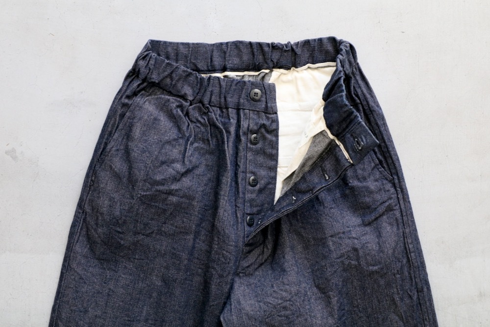 ��WOMEN'S��TOUJOURS�ʥȥ����塼�ˡ�Easy Field Trousers -10.5OZ. SELVEDGE CLASSIC DENIM CLOTH (INDIGO)��