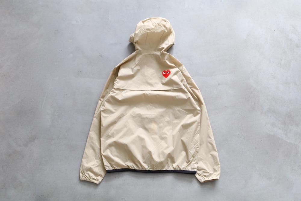 ��limited��PLAY COMME des GARCONS �� K-WAY (�ץ쥤 ���� �� ����륽�� �� ����������) "HALF ZIP NYLON JACKET -AZ-J502-051-"