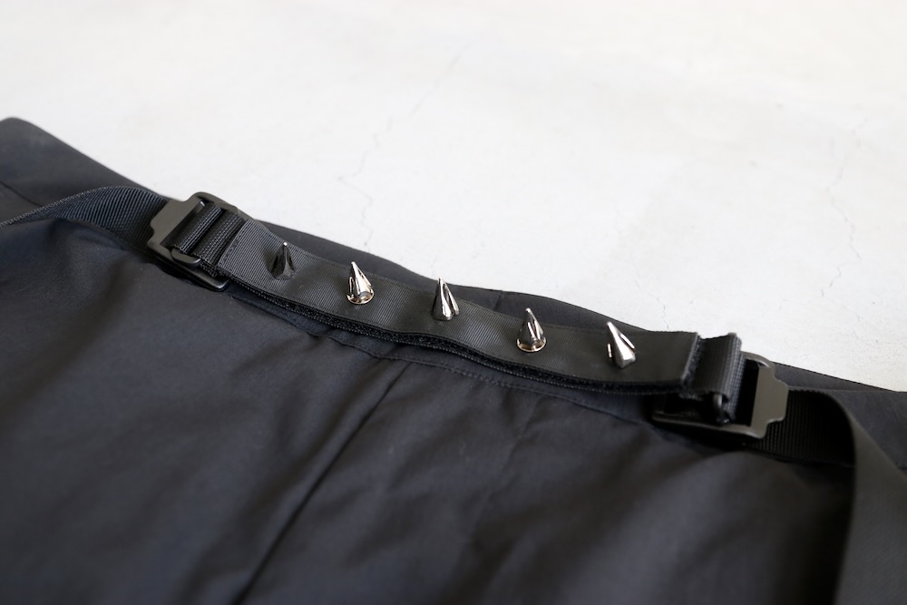 ACRONYM(˥) "P56B-M Miliken nylon spandex wide drawcoad trousers"