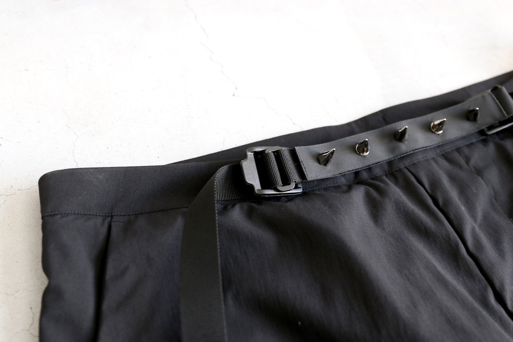 ACRONYM(˥) "P56B-M Miliken nylon spandex wide drawcoad trousers"