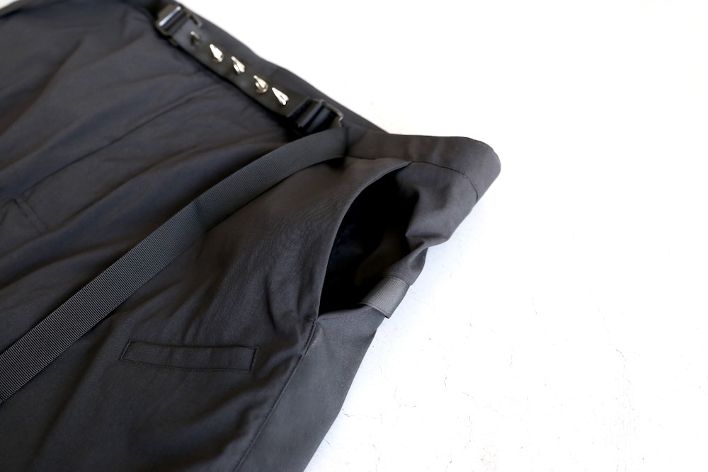 ACRONYM(˥) "P56B-M Miliken nylon spandex wide drawcoad trousers"