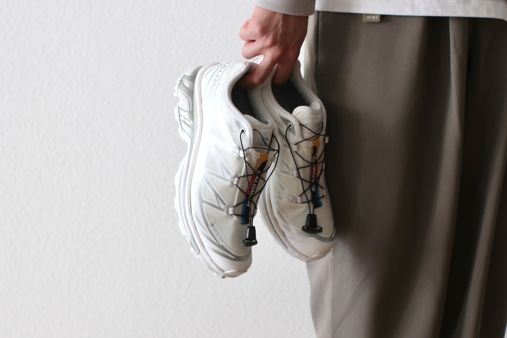 ��GORE-TEX / unisex��SALOMON ADVANCED(������� ���ɥХ�) "XT-6 GTX White/White/Ftw Silver"