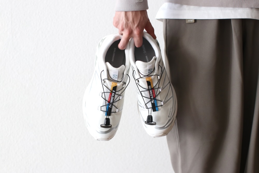 ��GORE-TEX / unisex��SALOMON ADVANCED(������� ���ɥХ�) "XT-6 GTX White/White/Ftw Silver"