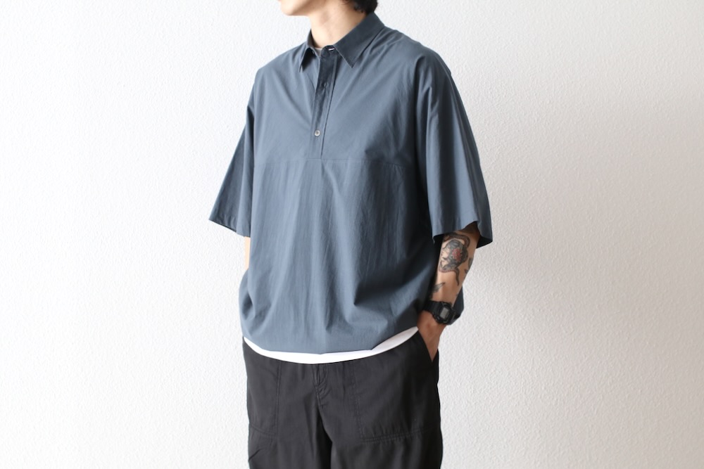 FreshService(�ե�å��奵���ӥ�) "CRISP COTTON ANORAK S/S SHIRT"