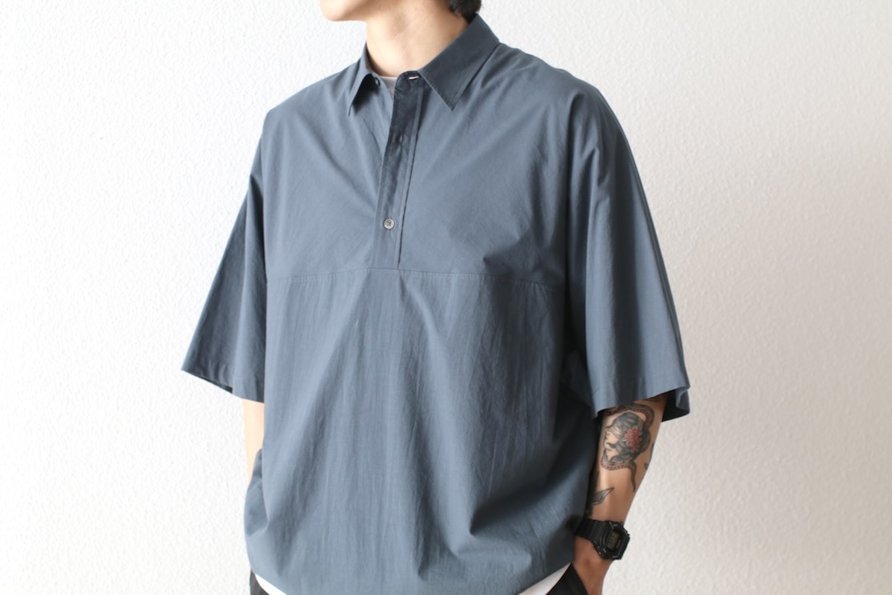 FreshService(�ե�å��奵���ӥ�) "CRISP COTTON ANORAK S/S SHIRT"