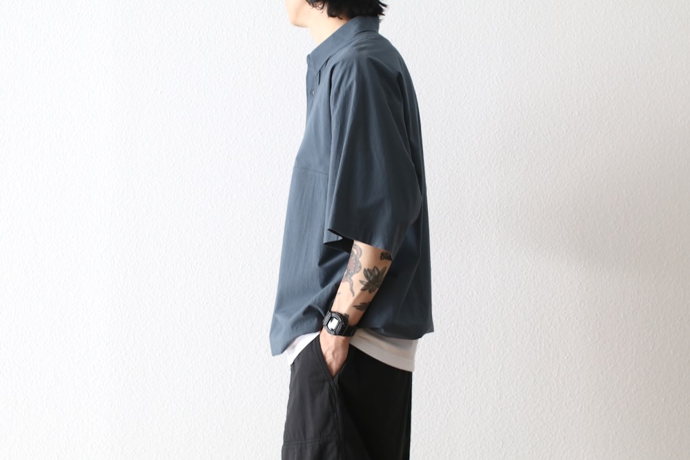 FreshService(�ե�å��奵���ӥ�) "CRISP COTTON ANORAK S/S SHIRT"