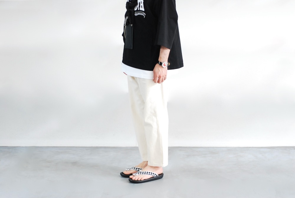��limited��OJOJO NAITO �� itten. (�����祸�� �ʥ��ȡ��ߥ��åƥ�)"BEACH SANDAL -checkered flag-"