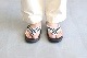 ��limited��OJOJO NAITO �� itten. (�����祸�� �ʥ��ȡ��ߥ��åƥ�)"BEACH SANDAL -checkered flag-"