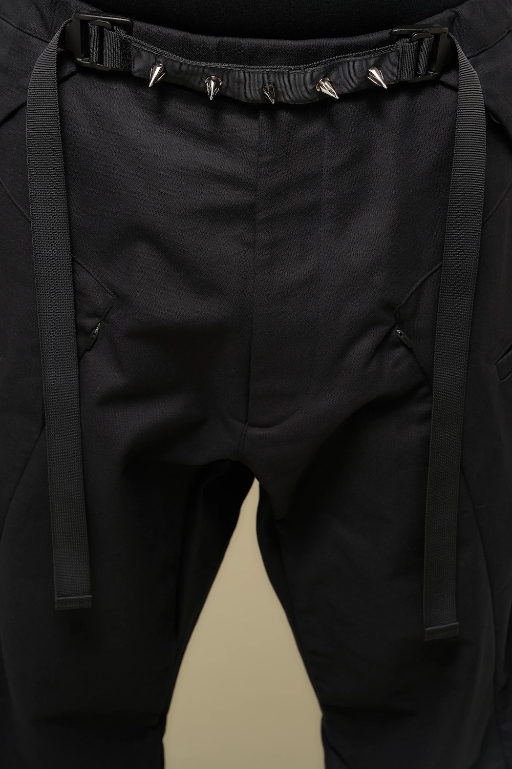 ACRONYM(˥) "P55-KI ripsmoleskin drawcord straight trousers"