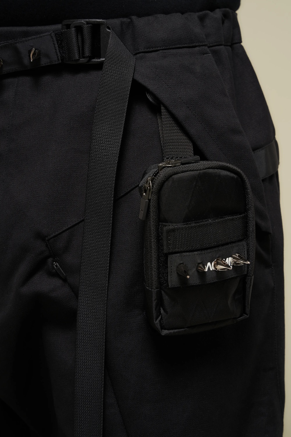 ACRONYM(˥) "P55-KI ripsmoleskin drawcord straight trousers"