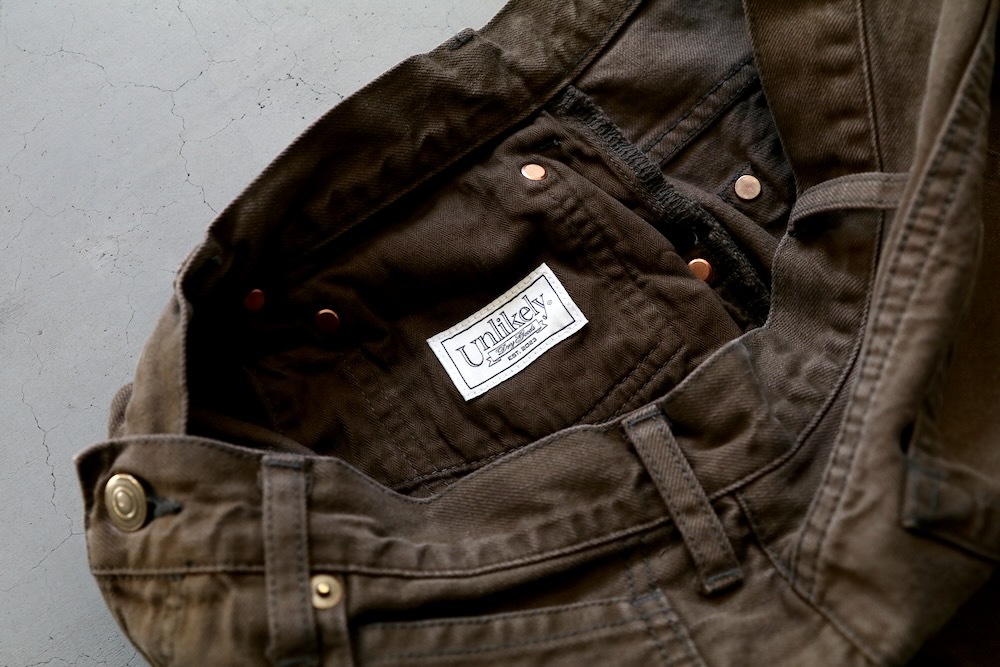 Unlikely (����饤���꡼) "Unlikely Time Travel Jean Wide Color Denim"