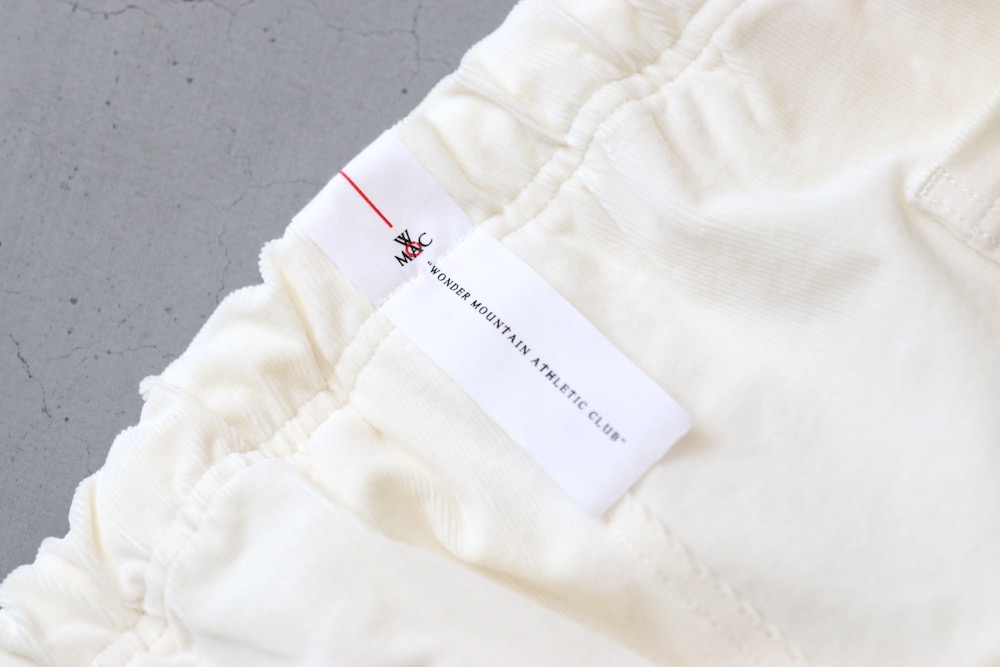 �ں����١�WONDER MOUNTAIN ATHLETIC CLUB(�������ޥ���ƥ� ��������å� �����) "Playing Pants No.01 -Micro Corduroy-"