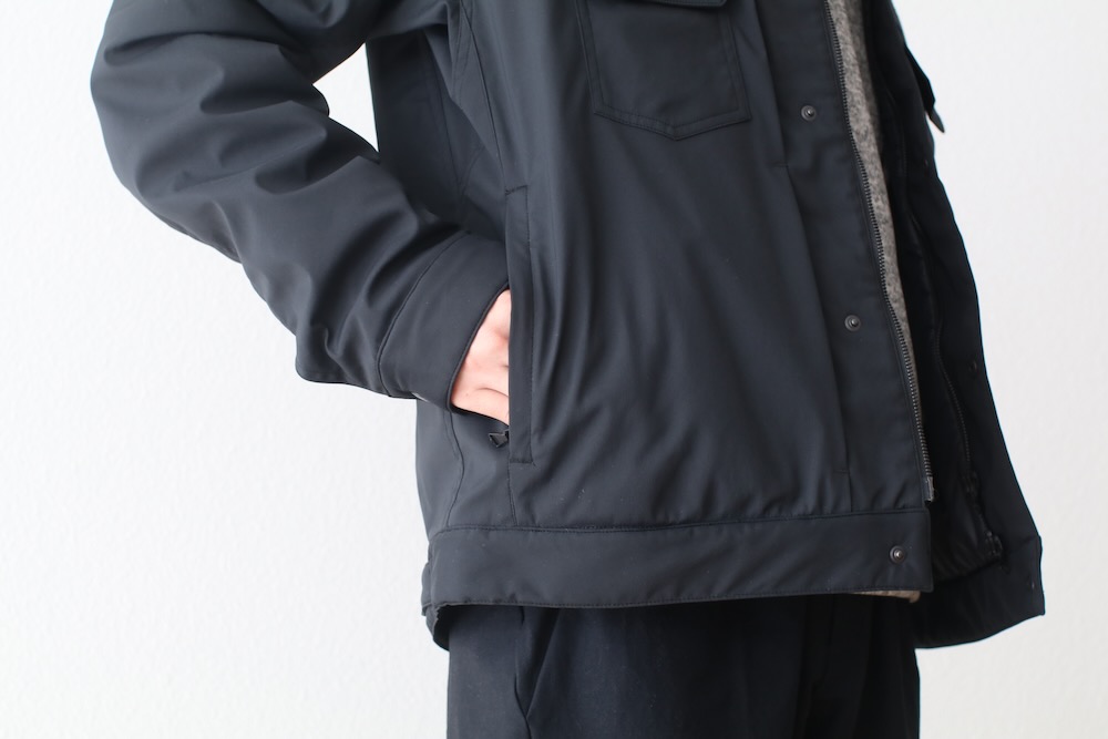GORE-TEXHAVEN (إ֥) "STATION JACKET - GORE-TEX INFINIUM WINDSTOPPER 3L NYLON / PRIMALOFT"