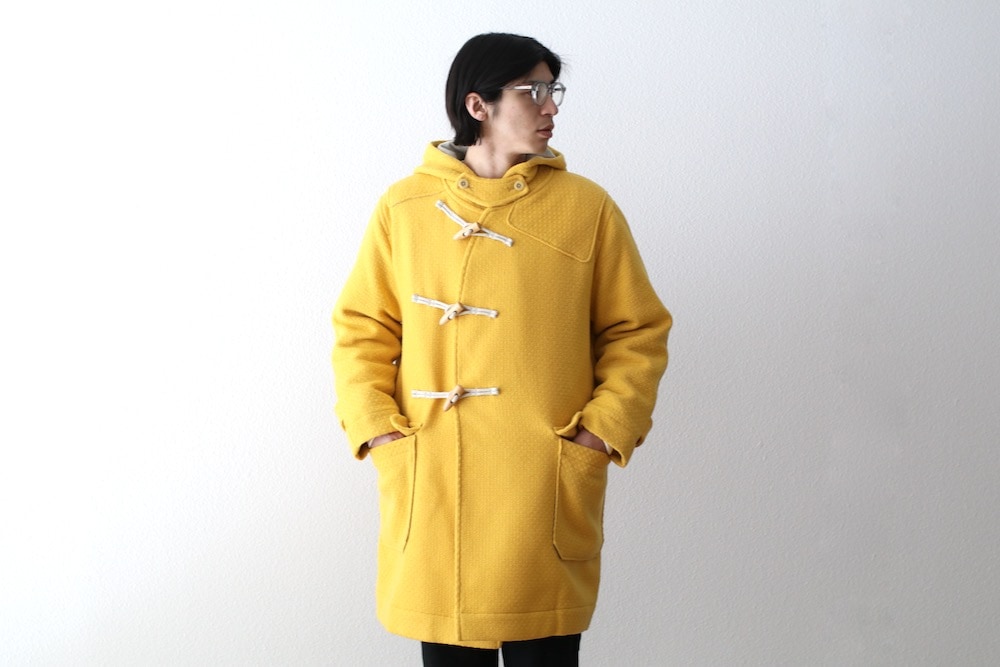 ts(s) (ƥ) "Wool*Nylon Basket Weave Dobby Cloth Duffle Coat"