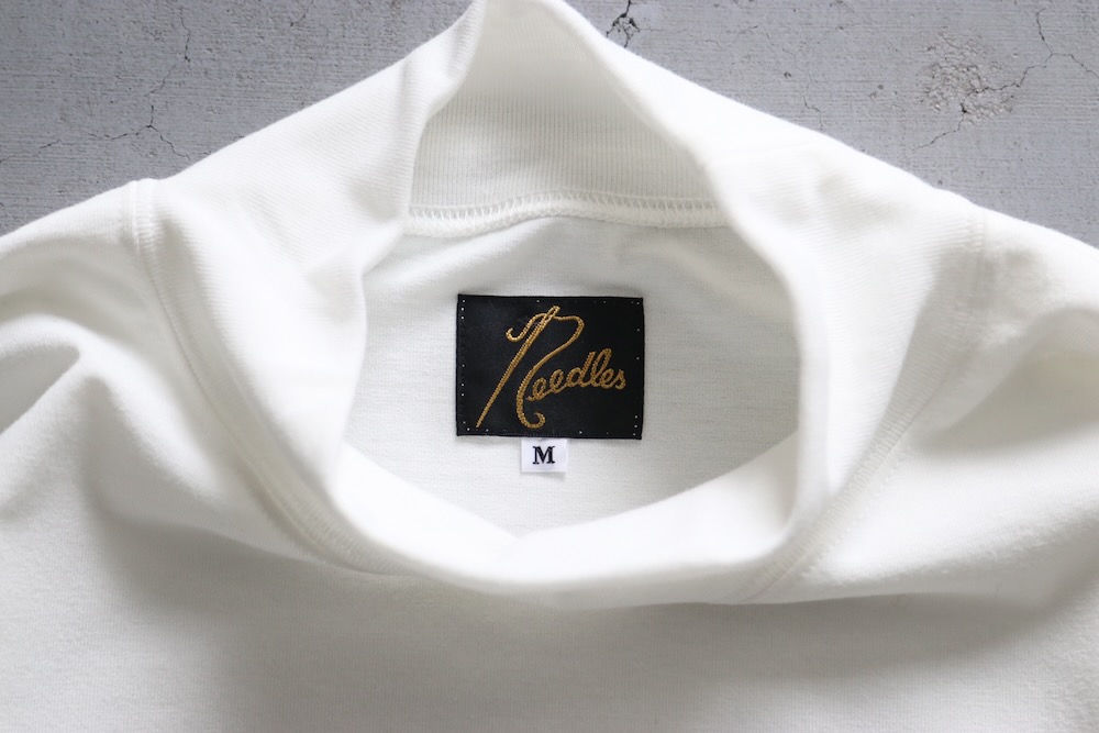 新品未使用　ニードルス　別注ジャーナル　スリーブレスティー Needles/ニードルズ L/S Mock Neck Tee - Poly Jersey [カットソー・T
