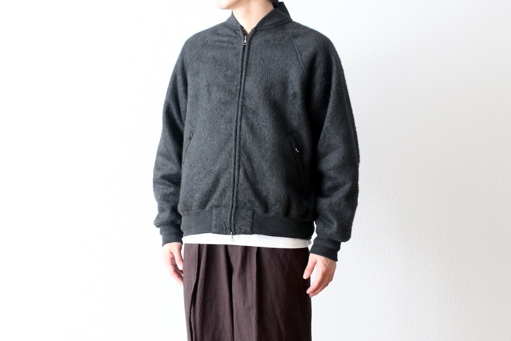 blurhms(�֥顼�ॹ) "Pe/Silk Fleece Bomber Jacket"