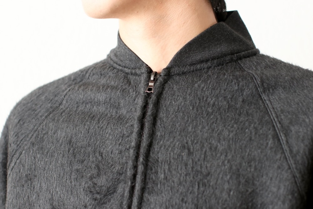 blurhms(�֥顼�ॹ) "Pe/Silk Fleece Bomber Jacket"