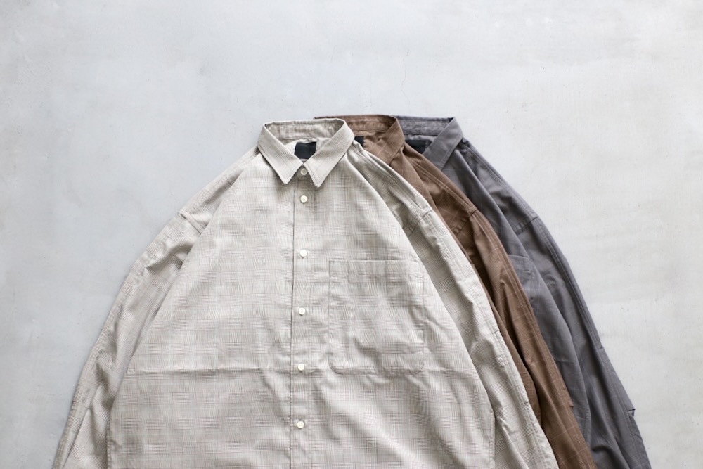 DAIWA PIER39( ԥƥʥ) "TECH REGULAR COLLAR SHIRT L/S GLEN CHECK"