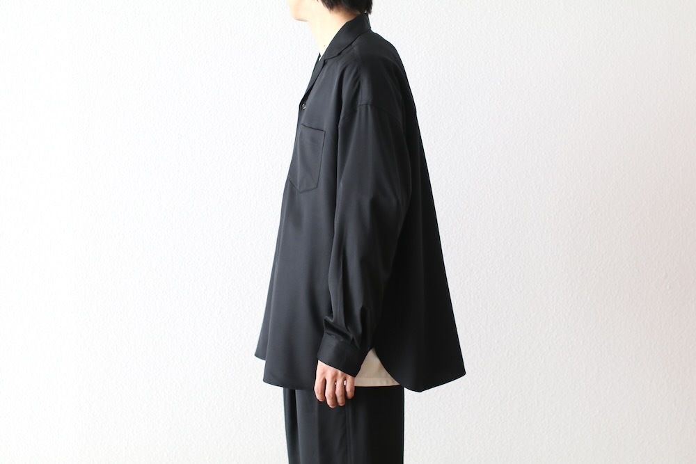 FreshService(�ե�å��奵���ӥ�) "COOLFIBER OPEN COLLAR L/S SHIRT"