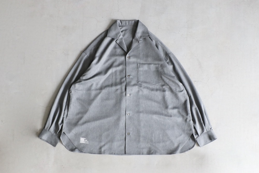FreshService(�ե�å��奵���ӥ�) "COOLFIBER OPEN COLLAR L/S SHIRT"