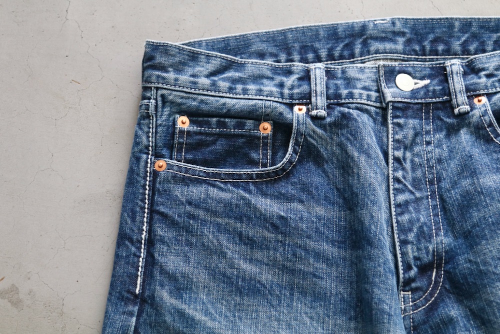 JAPAN MADEitten. (åƥ) "itten 07 Five Pocket Denim Pants -Vintage wash-"