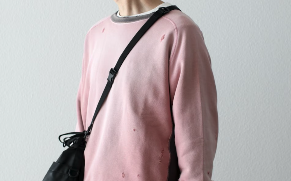 Needles(�ˡ��ɥ륺) "2-Tone Crew Neck Sweat Shirt - Cotton French Terry"