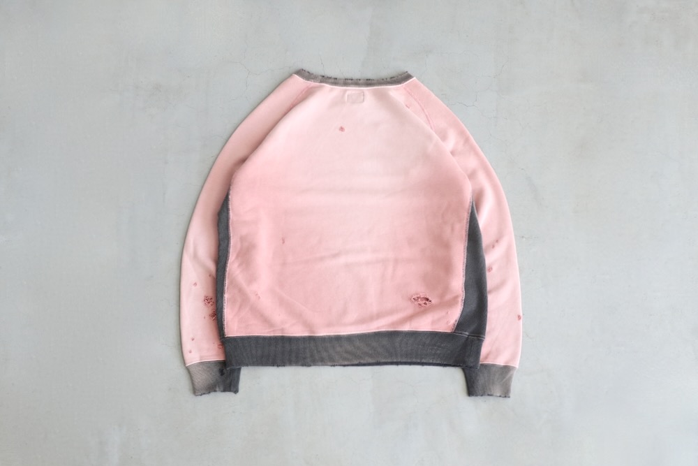 Needles(ˡɥ륺) "2-Tone Crew Neck Sweat Shirt - Cotton French Terry"