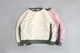 Needles(ˡɥ륺) "2-Tone Crew Neck Sweat Shirt - Cotton French Terry"