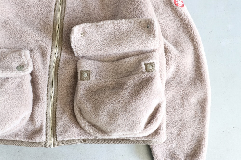 C.E(��������) "COLLARED BOA ZIP UP"