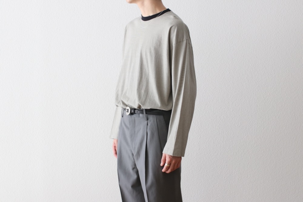 KAPTAIN SUNSHINE(ץƥ󥵥󥷥㥤) "Hard Twisted Stripe Jersey L/S Tee"
