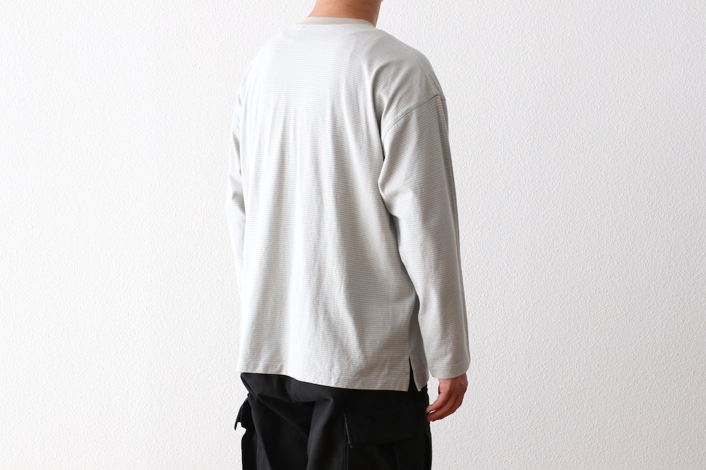 KAPTAIN SUNSHINE(ץƥ󥵥󥷥㥤) "Hard Twisted Stripe Jersey L/S Tee"