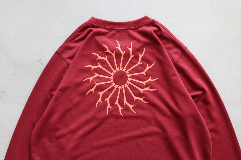 South2 West8 (ġ ȥ) "L/S Round Pocket Tee - Circle Horn"