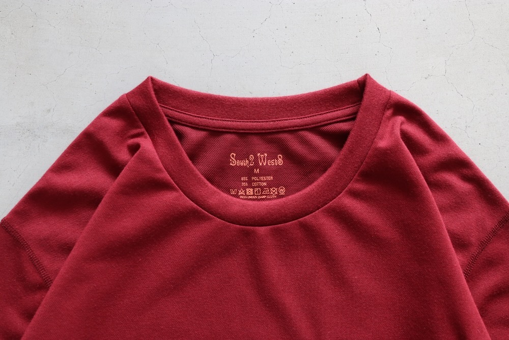 South2 West8 (ġ ȥ) "L/S Round Pocket Tee - Circle Horn"