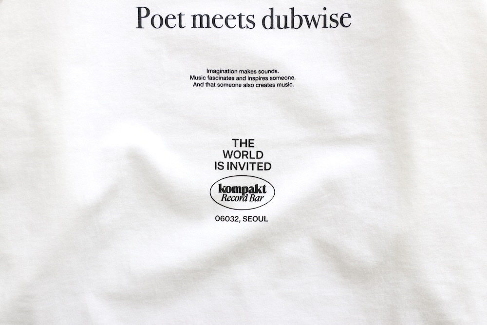【limited】POET MEETS DUBWISE × Kompakt Record Bar (ポエトミーツダブワイズ × コンパクト ...