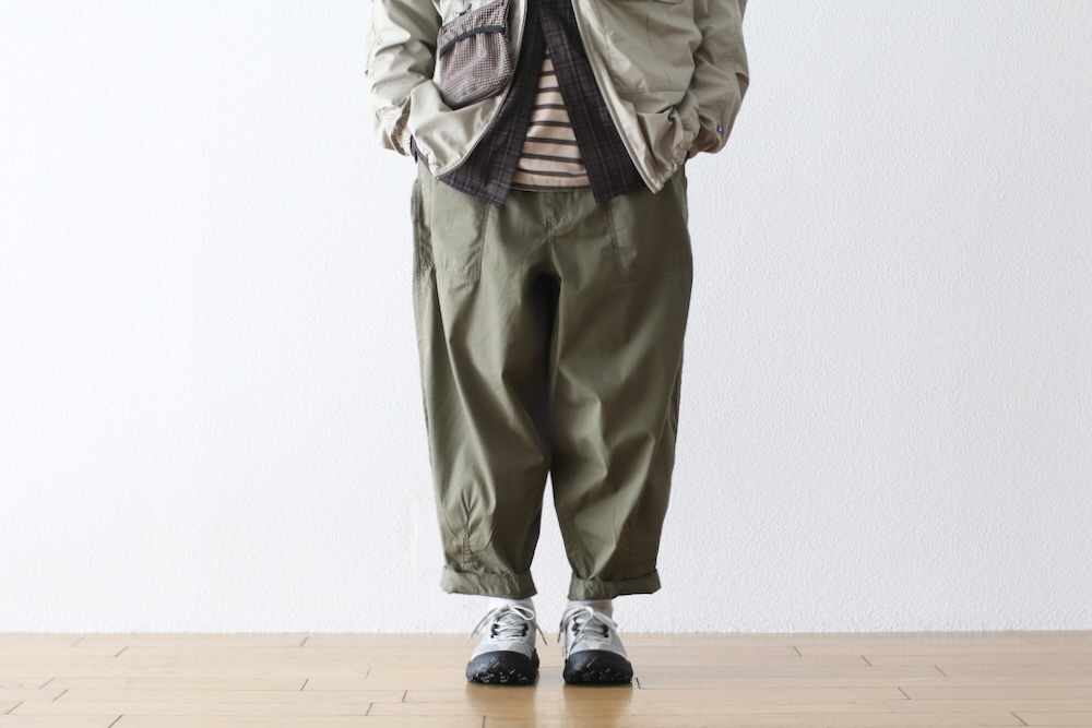 THE NORTH FACE PURPLE LABEL (�� �Ρ��� �ե����� �ѡ��ץ� �졼�٥�) "Ripstop Wide Cropped Field Pants"