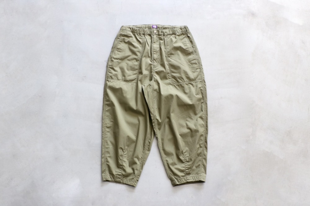 THE NORTH FACE PURPLE LABEL (�� �Ρ��� �ե����� �ѡ��ץ� �졼�٥�) "Ripstop Wide Cropped Field Pants"