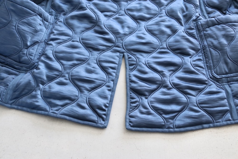 ts(s) (�ƥ�����������) "Reversible Coat Liner Vest -Polyester Satin & Boa Quilted Cloth"