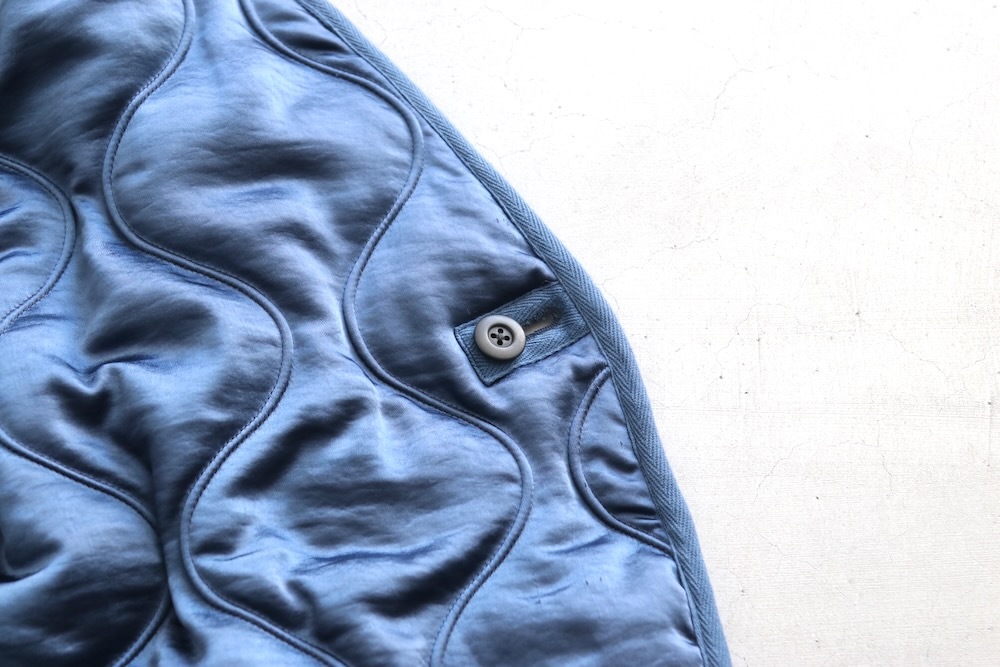 ts(s) (�ƥ�����������) "Reversible Coat Liner Vest -Polyester Satin & Boa Quilted Cloth"