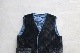 ts(s) (�ƥ�����������) "Reversible Coat Liner Vest -Polyester Satin & Boa Quilted Cloth"