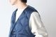ts(s) (�ƥ�����������) "Reversible Coat Liner Vest -Polyester Satin & Boa Quilted Cloth"