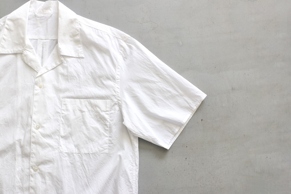 blurhms(�֥顼�ॹ) "Chambray Open-collar Shirt"