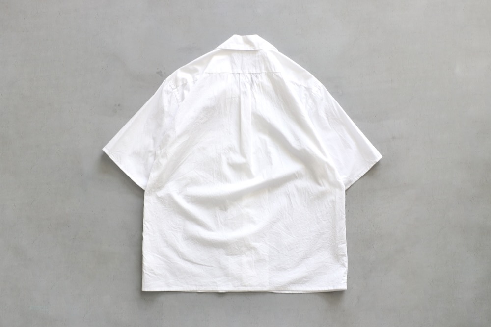 blurhms Linen Open collar Shirt ブラームス blurhms - blurhms 25FW Linen Open-collar Shirt L/S(BHS25F020